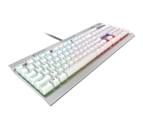 Corsair K70 RGB MK.2 SE Mechanical Gaming Keyboard, RGB LED light, NA, Wired, White/Silver