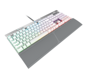 Corsair K70 RGB MK.2 SE Mechanical Gaming Keyboard, RGB LED light, NA, Wired, White/Silver