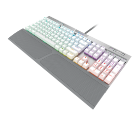 Corsair K70 RGB MK.2 SE Mechanical Gaming Keyboard, RGB LED light, NA, Wired, White/Silver