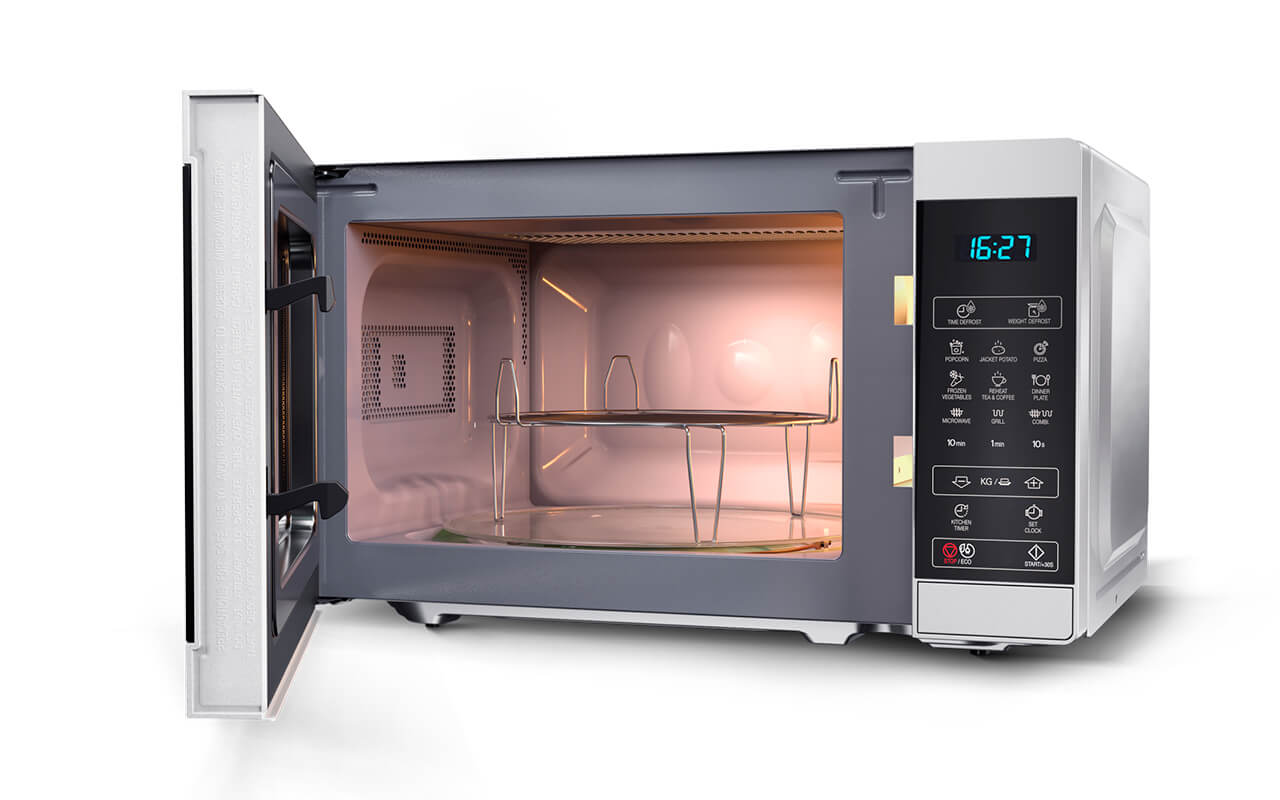 Sharp | Microwave Oven | YC-MG02E-S | Free standing | 20 L | 800 W | Grill | Silver