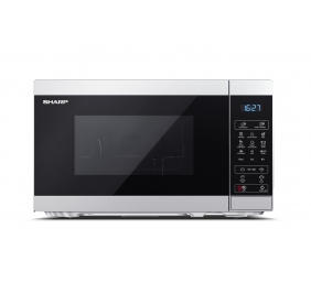 Sharp | YC-MG02E-S | Microwave Oven | Free standing | 20 L | 800 W | Grill | Silver