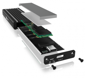 Raidsonic | Icy box | IB-1824ML-C31 Enclosure for 1x NVMe