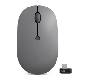 Lenovo | Go USB-C Wireless Mouse | Storm Grey