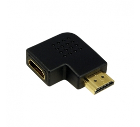 HDMI Adapter, AM to AF in 90 degree flat angled | Logilink