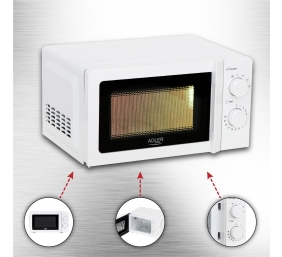 Adler | AD 6205 | Microwave Oven | Free standing | 700 W | White