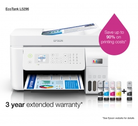 Epson Multifunctional printer | EcoTank L5296 | Inkjet | Colour | 4-in-1 | Wi-Fi | White