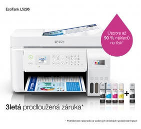 Epson Multifunctional printer | EcoTank L5296 | Inkjet | Colour | 4-in-1 | Wi-Fi | White