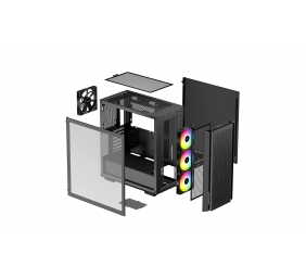 Deepcool | MID TOWER CASE | CG560 | Side window | Black | Mid-Tower | ATX PS2