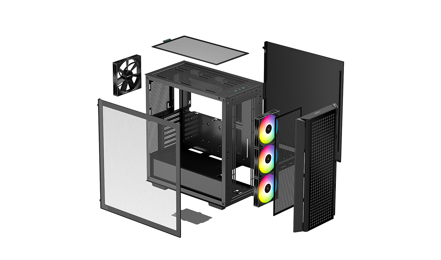 Deepcool | MID TOWER CASE | CG540 | Side window | Black | Mid-Tower | Power supply included No | ATX PS2