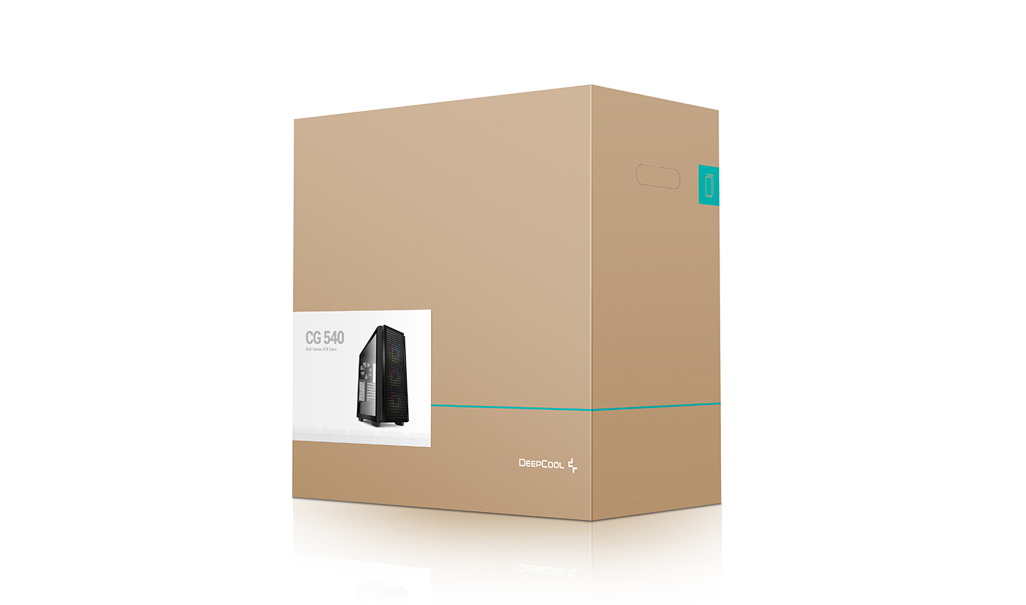 Deepcool | MID TOWER CASE | CG540 | Side window | Black | Mid-Tower | Power supply included No | ATX PS2
