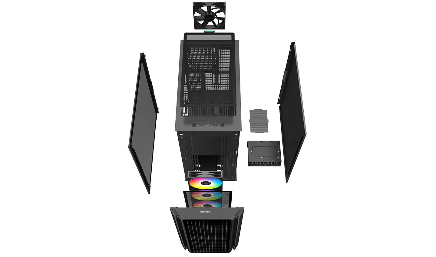 Deepcool | MID TOWER CASE | CG540 | Side window | Black | Mid-Tower | Power supply included No | ATX PS2