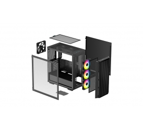 Deepcool | MID TOWER CASE | CG540 | Side window | Black | Mid-Tower | Power supply included No | ATX PS2
