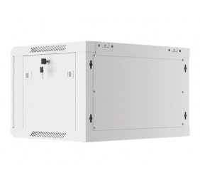 Lanberg | Rack cabinet 19" wall-mount 6U/600x450 for self-assembly with metal door (flat pack) | WF01-6406-00S | Grey