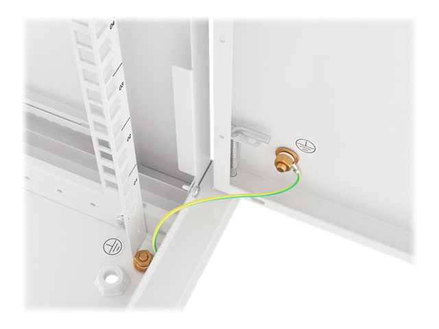 Lanberg | Rack cabinet 19" wall-mount 6U/600x600 for self-assembly with metal door (flat pack) | WF01-6606-00S | Grey