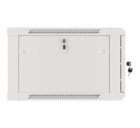 Lanberg | Rack cabinet 19" wall-mount 6U/600x600 for self-assembly with metal door (flat pack) | WF01-6606-00S | Grey