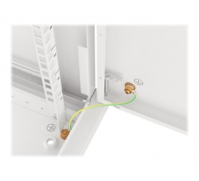 Lanberg | Rack cabinet 19" wall-mount 6U/600x600 for self-assembly with metal door (flat pack) | WF01-6606-00S | Grey