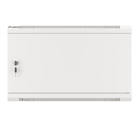 Lanberg | Rack cabinet 19" wall-mount 6U/600x600 for self-assembly with metal door (flat pack) | WF01-6606-00S | Grey