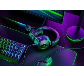 Laidinės žaidimų ausinės Razer RZ04-03770100-R3M1 Kraken V3 HyperSense, USB Type-A, Juoda