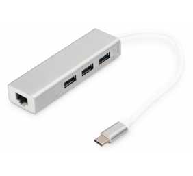Digitus | USB Type-C 3-Port Hub + Gigabit Ethernet