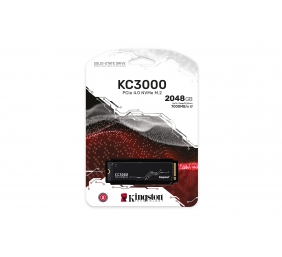 Kingston | SSD | KC3000 | 2048 GB | SSD form factor M.2 2280 | Solid-state drive interface PCIe 4.0 NVMe M.2 | Read speed 7000 MB/s | Write speed 7000 MB/s