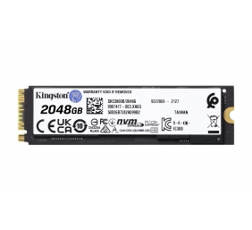 Kingston | SSD | KC3000 | 2048 GB | SSD form factor M.2 2280 | Solid-state drive interface PCIe 4.0 NVMe M.2 | Read speed 7000 MB/s | Write speed 7000 MB/s
