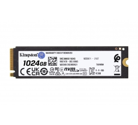 Kingston | SSD | KC3000 | 1024 GB | SSD form factor M.2 2280 | Solid-state drive interface PCIe 4.0 NVMe M.2 | Read speed 7000 MB/s | Write speed 6000 MB/s