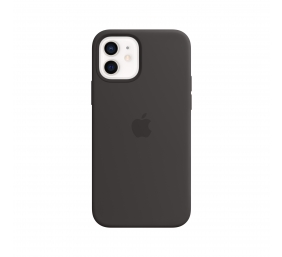 Apple | iPhone 12/12 Pro Silicone Case with MagSafe | Case | Apple | iPhone 12/12 Pro | Silicone | Black | The perfectly aligned magnets make wireless charging faster and easier than ever before. And when it’s time to charge, just leave the case on your i