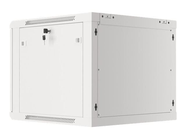 Lanberg | Rack cabinet 19" wall-mount 9U/600x600 (flat pack) for self-assembly with metal door | WF01-6609-00S | Grey