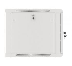 Lanberg | Rack cabinet 19" wall-mount 9U/600x600 (flat pack) for self-assembly with metal door | WF01-6609-00S | Grey