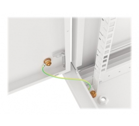Lanberg | Rack cabinet 19" wall-mount 9U/600x600 (flat pack) for self-assembly with metal door | WF01-6609-00S | Grey