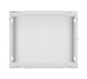 Lanberg | Rack cabinet 19" wall-mount 9U/600x600 (flat pack) for self-assembly with metal door | WF01-6609-00S | Grey