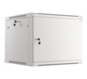 Lanberg | Rack cabinet 19" wall-mount 9U/600x600 (flat pack) for self-assembly with metal door | WF01-6609-00S | Grey