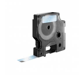 Dymo 45020 (S0720600) Juostelė 12mm x 7m, White on Transparent