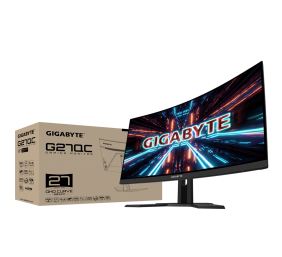 Gigabyte | Curved Gaming Monitor | G27QC A | 27 " | VA | QHD | 2560 x 1440 pixels | 16:9 | Warranty  month(s) | 1 ms | 250 cd/m² | Black | HDMI ports quantity 2 | 165 Hz