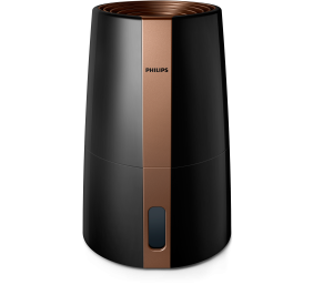 Philips | HU3918/10 | Humidifier | 25 W | Water tank capacity 3 L | Suitable for rooms up to 45 m² | NanoCloud evaporation | Humidification capacity 300 ml/hr | Black