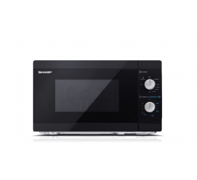 Sharp | Microwave Oven with Grill | YC-MG01E-B | Free standing | 800 W | Grill | Black
