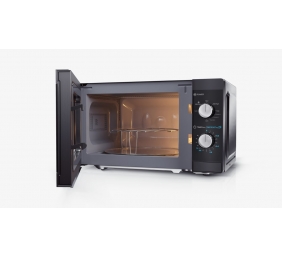 Sharp | Microwave Oven with Grill | YC-MG01E-B | Free standing | 800 W | Grill | Black