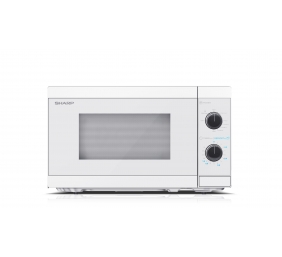 Sharp | YC-MG01E-C | Microwave Oven with Grill | Free standing | 800 W | Grill | White