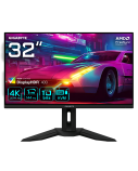 Gigabyte | Gaming Monitor | M32U-EK | 32 " | IPS | UHD | 144 Hz | 1 ms | 3840 x 2160 pixels | 350 cd/m² | 1 x Audio out | HDMI ports quantity 2 | Black | Warranty 36 month(s)