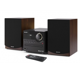 Sharp XL-B512(BR) Hi-Fi Micro System, CD/FM/USB/Bluetooth v5.0, 45W, Brown | Sharp | Hi-Fi Micro System | XL-B512(BR) | Brown | USB port | AUX in | Bluetooth | CD player | FM radio | Wireless connection