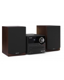 Sharp XL-B512(BR) Hi-Fi Micro System, CD/FM/USB/Bluetooth v5.0, 45W, Brown | Sharp | Hi-Fi Micro System | XL-B512(BR) | Brown | USB port | AUX in | Bluetooth | CD player | FM radio | Wireless connection