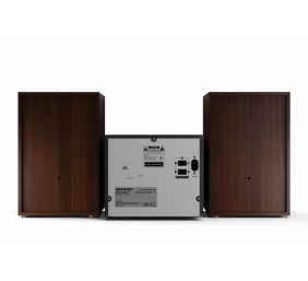 Sharp XL-B512(BR) Hi-Fi Micro System, CD/FM/USB/Bluetooth v5.0, 45W, Brown | Sharp | Hi-Fi Micro System | XL-B512(BR) | Brown | USB port | AUX in | Bluetooth | CD player | FM radio | Wireless connection