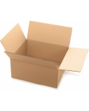 Gofruoto kartono dėžė 430x310x150 3sl. ruda