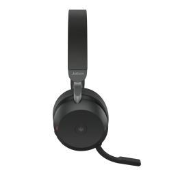 Jabra Evolve2 75 MS Teams Belaidės ausinės, Bluetooth, USB-A, Charging Stand, Juoda