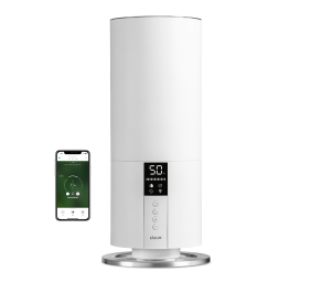 Duux | Humidifier Gen 2 | Beam Mini Smart | Air humidifier | 20 W | Water tank capacity 3 L | Suitable for rooms up to 30 m² | Ultrasonic | Humidification capacity 300 ml/hr | White