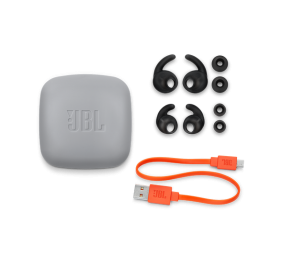 Ausinės JBL Reflect Contour 2 In-Ear Secure Fit belaidės sportinės ausinės (juodos)