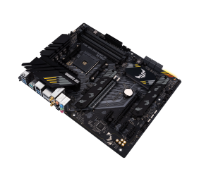 Asus | TUF GAMING B550-PLUS WIFI II | Processor family AMD | Processor socket AM4 | DDR4 DIMM | Memory slots 4 | Supported hard disk drive interfaces 	SATA, M.2 | Number of SATA connectors 6 | Chipset AMD B550 | 30.5cm x 24.4cm