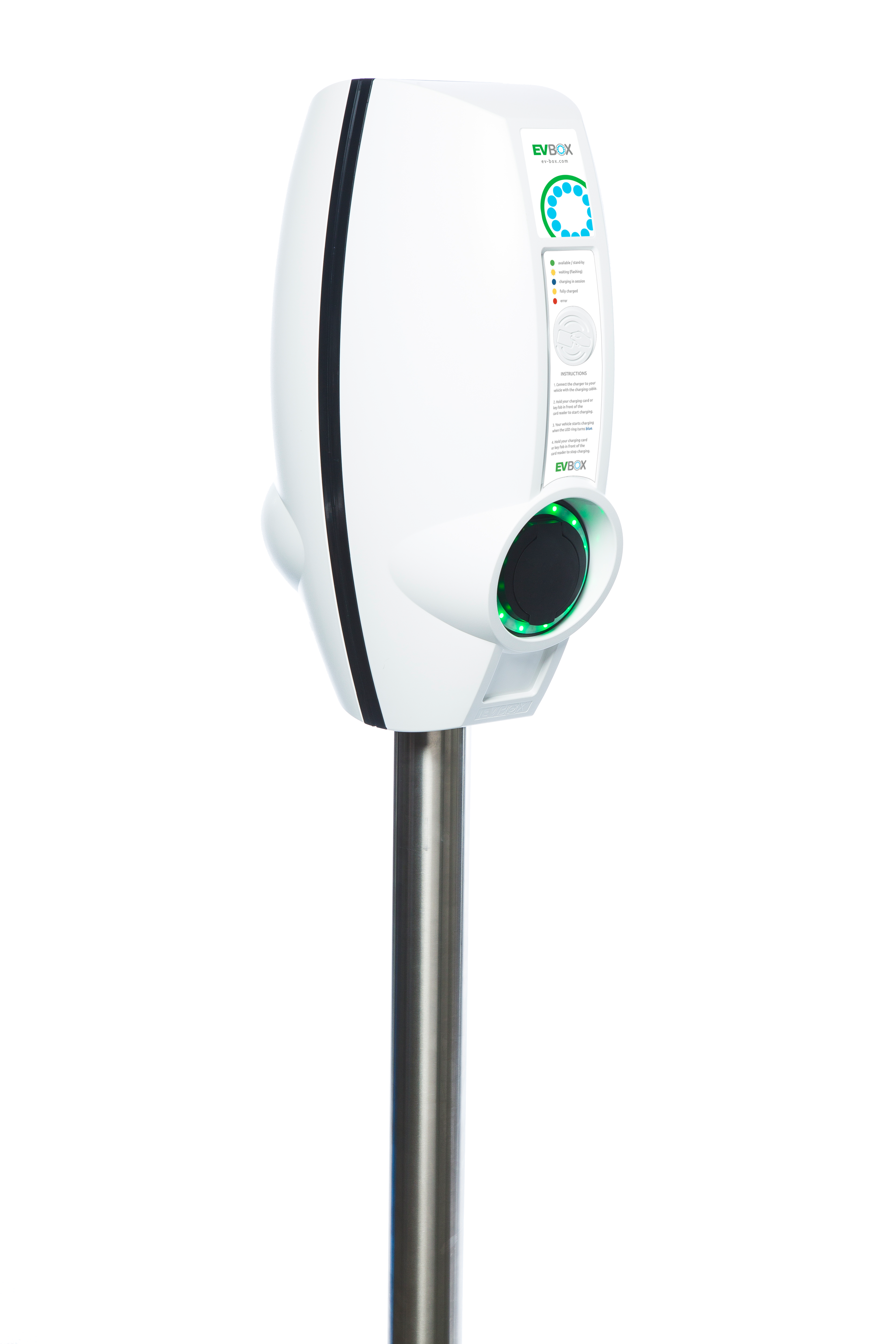 EVBox | BusinessLine Hub, Double socket, 3 Phase-32A input, RCBO, 2x22 kW charging | 2x22  kW | 32 A | Wi-Fi 2.4/5 GHz, Bluetooth 4.0, 4G LTE