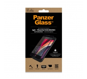 PanzerGlass | Apple | iPhone 6/6s/7/8/SE 2020 | Hybrid glass | Black | Rounded edges; 100% touch preservation; Crystal clear | Screen Protector