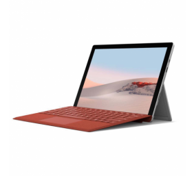 Microsoft Surface Pro 7 Platinum + Surface Pro Type Cover Poppy Red, 12.3 ", Touchscreen, 2736 x 1824 pixels, Intel Core i5, 1035G4, 8 GB, LPDDR4x, SSD 256 GB, Intel Iris Plus, No ODD, Windows 10 Home, 802.11ax, Bluetooth version 5.0, Warranty 24 month(s)